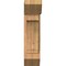 Ekena Millwork Imperial Slat Smooth Bracket w/ Offset Brace, Western Red Cedar, 7 1/2"W x 18"D x 30"H BKT0806X18X30IMP06SWR - alternate 2